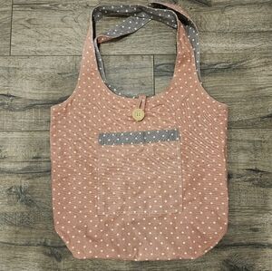 Reversible Polka Dot Cloth Bag